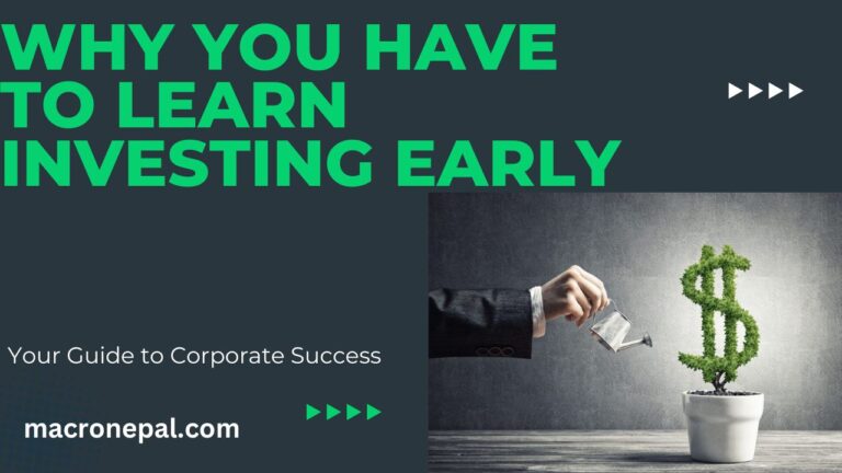 Why to Learn Investing Early