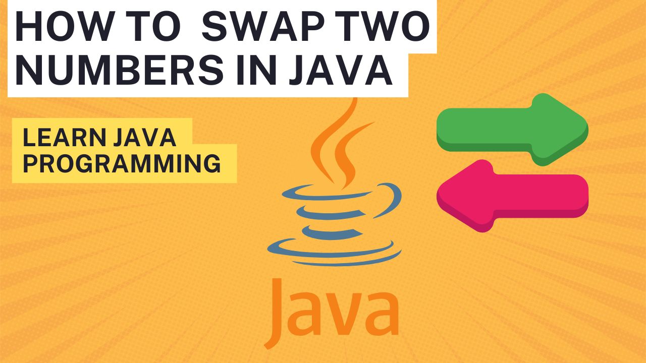 Easy Way to Swap Two Numbers in Java Without Variable